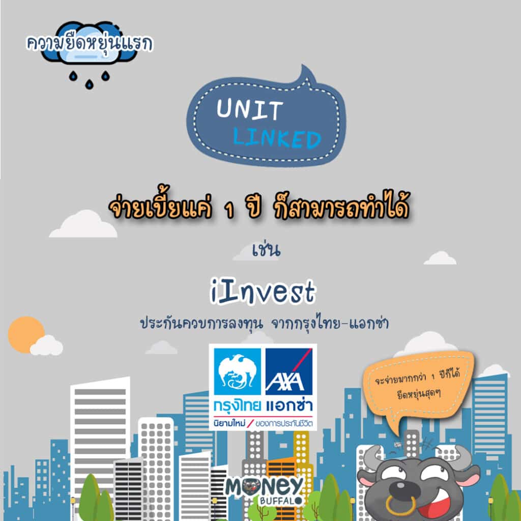 แบบประกันควบการลงทุน iInvest จากกรุงไทย-แอกซ่า