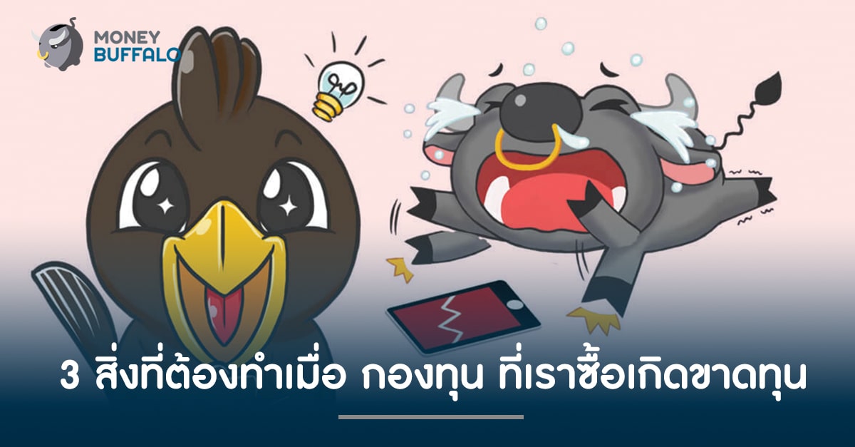 3 สิ่งที่ต้องทำเมื่อ "กองทุน" ที่เราซื้อเกิดขาดทุน