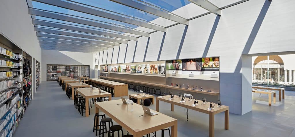 "Apple Store" ร้านค้าปลีกที่มีรายได้ต่อพื้นที่สูงที่สุด