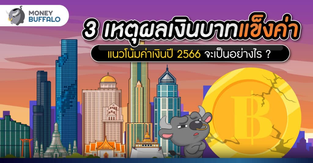 ทำไมเงินบาทแข็งค่า แนวโน้มค่าเงินบาทปี 2566 จะเป็นอย่างไร ?