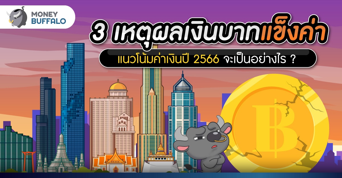 ทำไมเงินบาทแข็งค่า แนวโน้มค่าเงินบาทปี 2566 จะเป็นอย่างไร ?