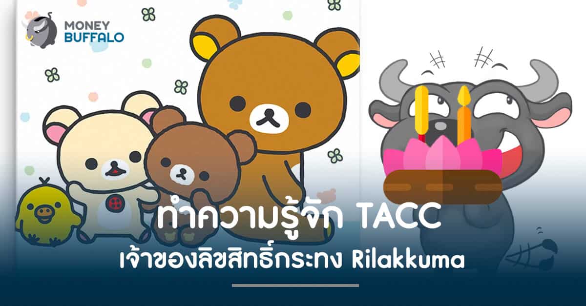 ทำความรู้จัก "TACC" เจ้าของลิขสิทธิ์กระทง Rilakkuma