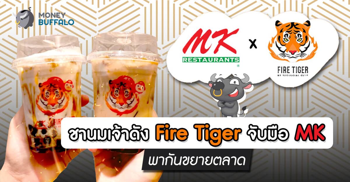 ชานมเจ้าดัง "Fire Tiger จับมือ MK" พากันขยายตลาด