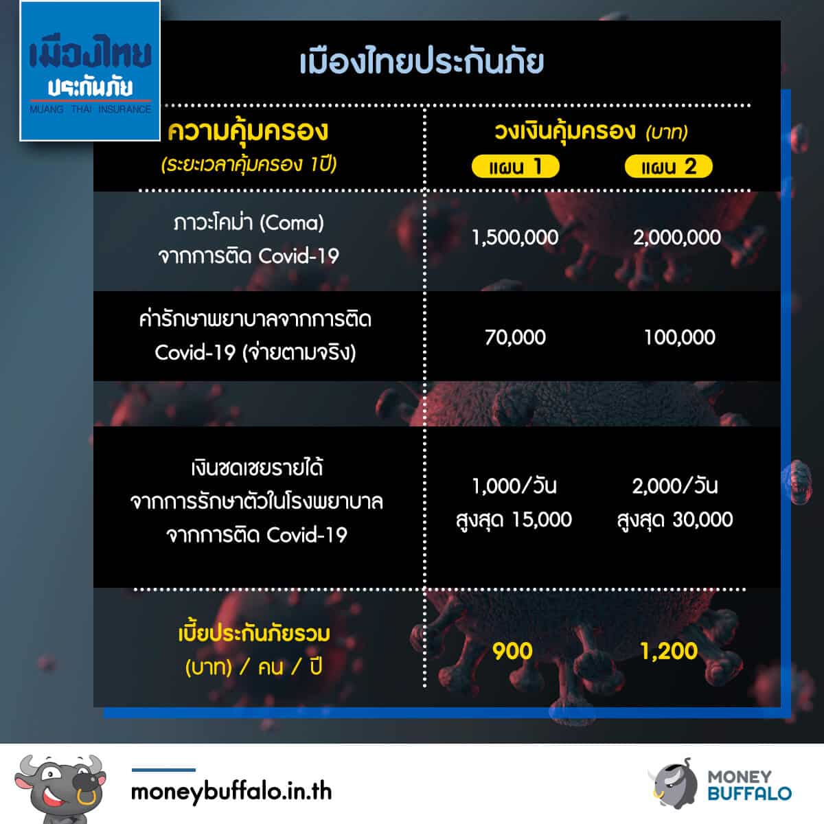 เลือกซื้อ "ประกัน" คุ้มครอง Covid-19 ตัวไหนดี ?