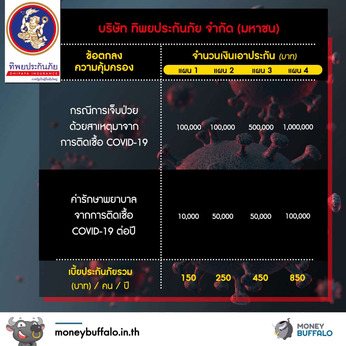 เลือกซื้อ "ประกัน" คุ้มครอง Covid-19 ตัวไหนดี ?