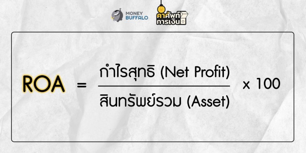 ROA คืออะไร ? – บอกอะไรกับนักลงทุน - Money Buffalo