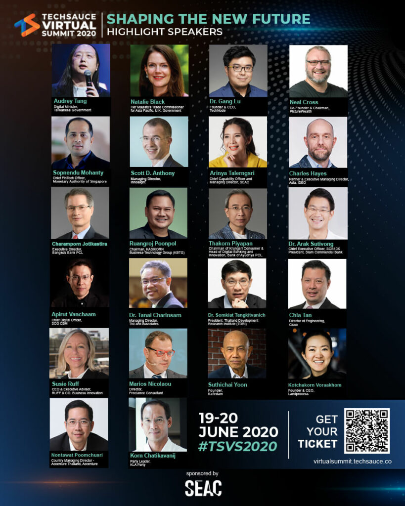 ธุรกิจจะเป็นอย่างไรหลังจบโควิด-19 หาคำตอบได้ที่งาน "Techsauce Virtual Summit 2020"