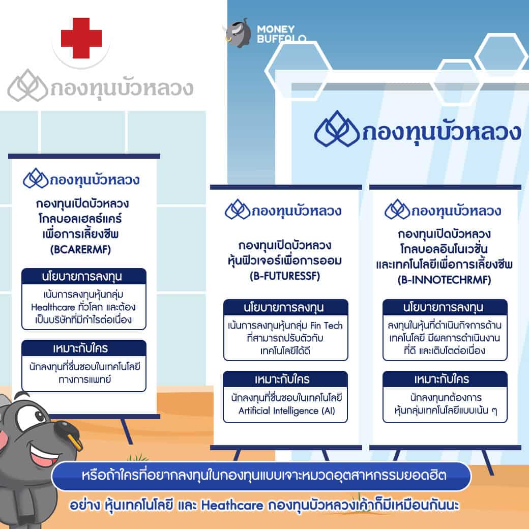 SSF RMF กองทุนบัวหลวง ลดหย่อนภาษี
