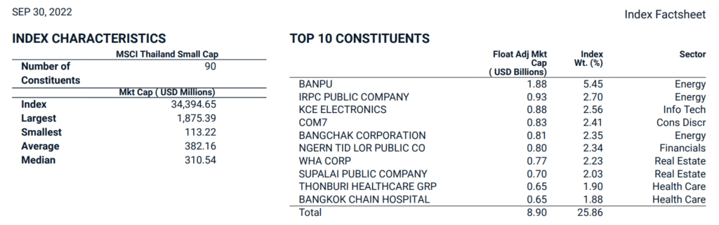 MSCI หุ้นขนาดกลาง คือ