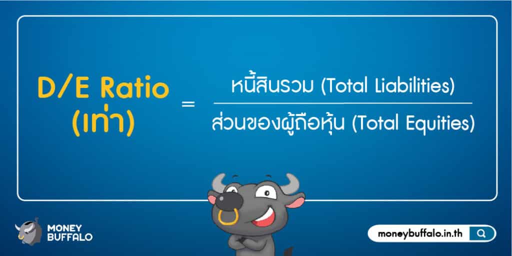อัตราส่วนทางการเงิน D/E Ratio 