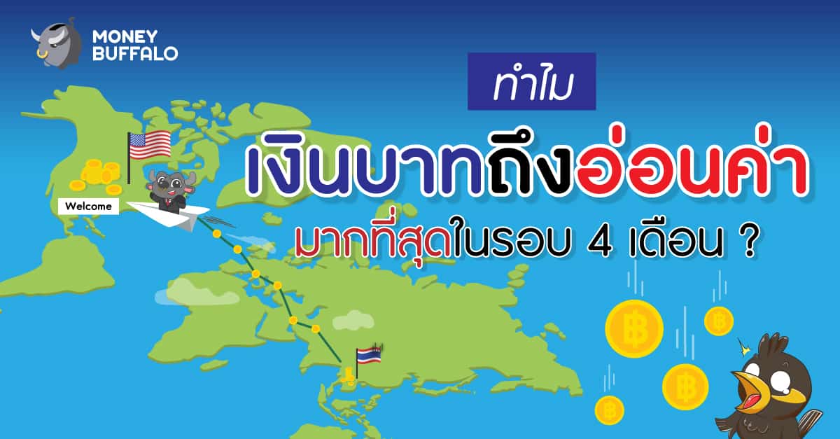 เงินบาทอ่อนค่ามากที่สุด
