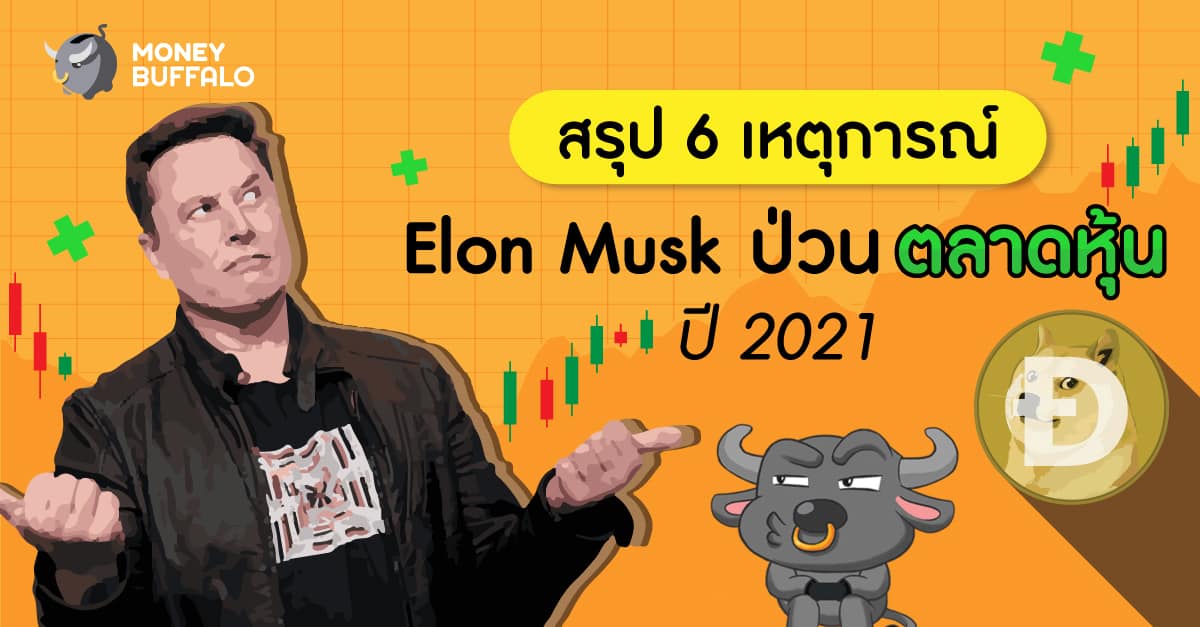 Elon Musk ป่วนตลาดหุ้น ปี 2021