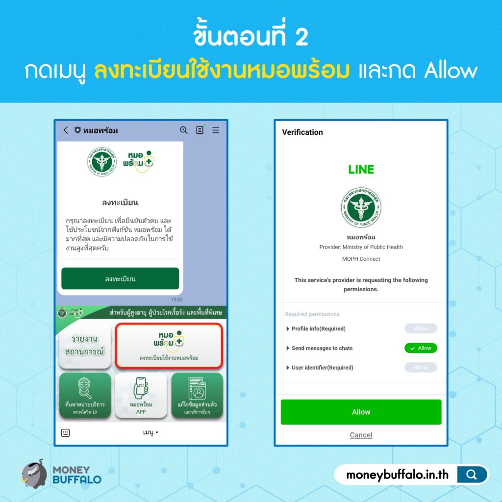 [สรุปโพสต์เดียวจบ] ขั้นตอนการจอง "ฉีดวัคซีนโควิด-19" เข้าใจง่ายภายใน 2 นาที