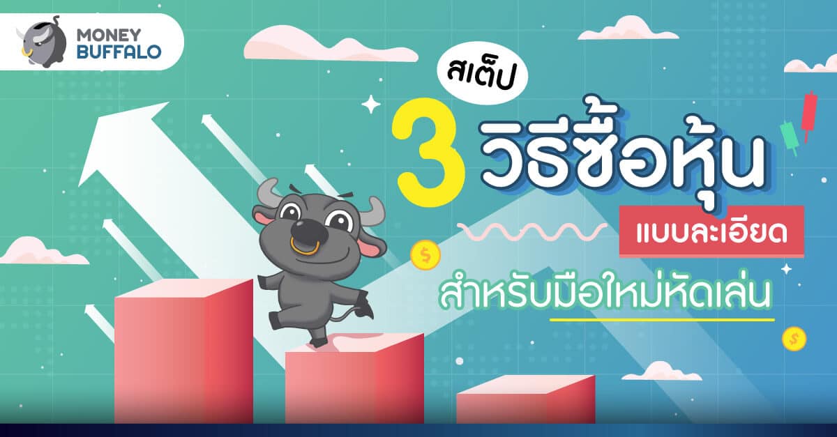 3 Step วิธีซื้อหุ้น แบบละเอียด สำหรับมือใหม่หัดเล่น - Money Buffalo