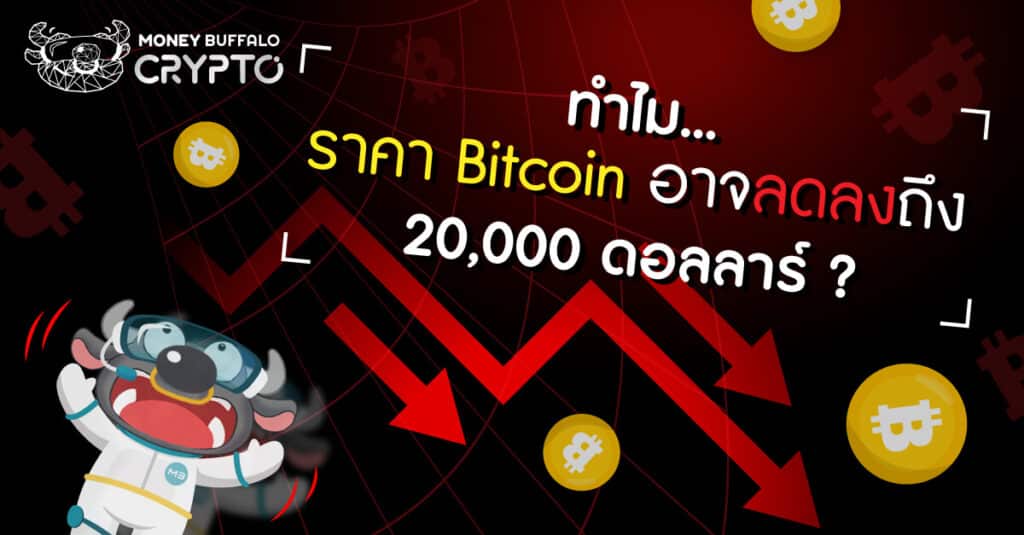 ทำไม "ราคา Bitcoin" อาจลดลงถึง 20,000 ดอลลาร์ ?