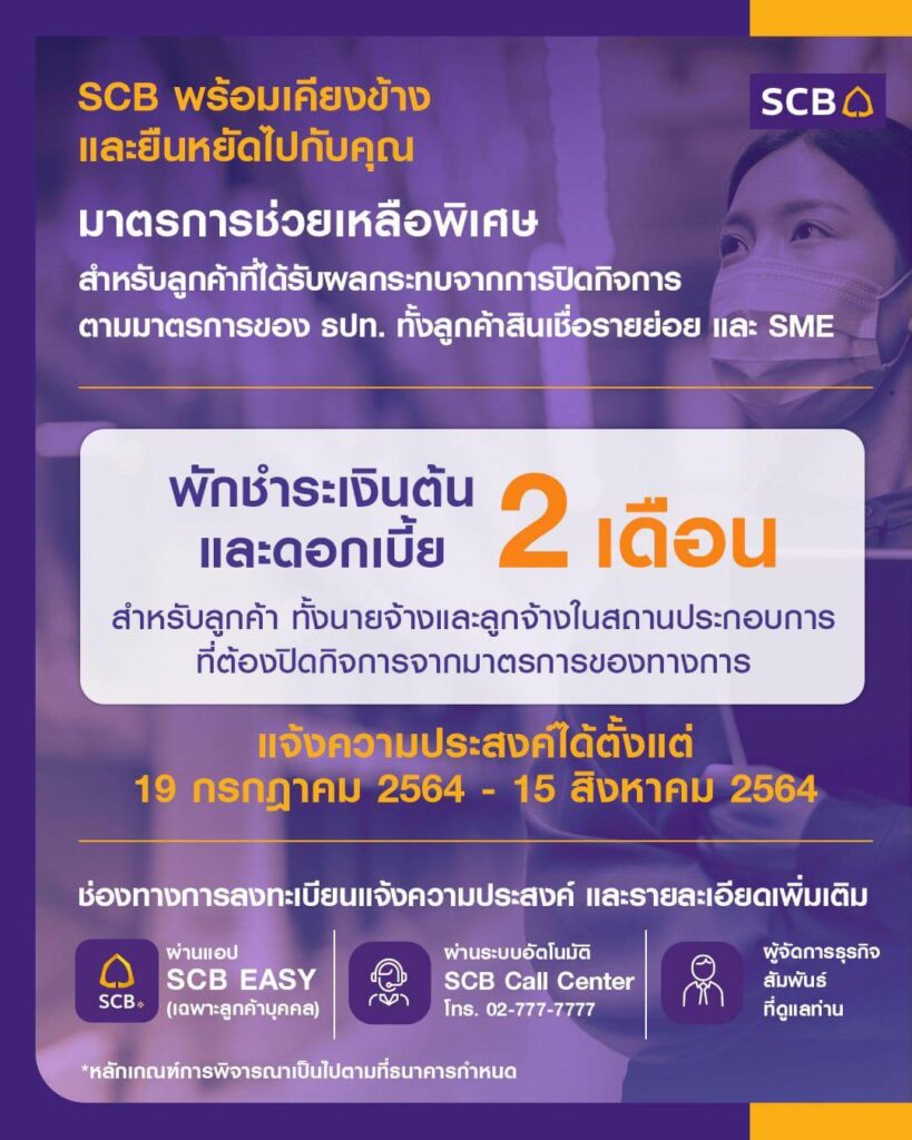 [อัปเดต ก.ค. 64] สรุปแบงก์ที่เข้าร่วม ลงทะเบียน "พักหนี้" 2 เดือน มีที่ไหนบ้าง ?