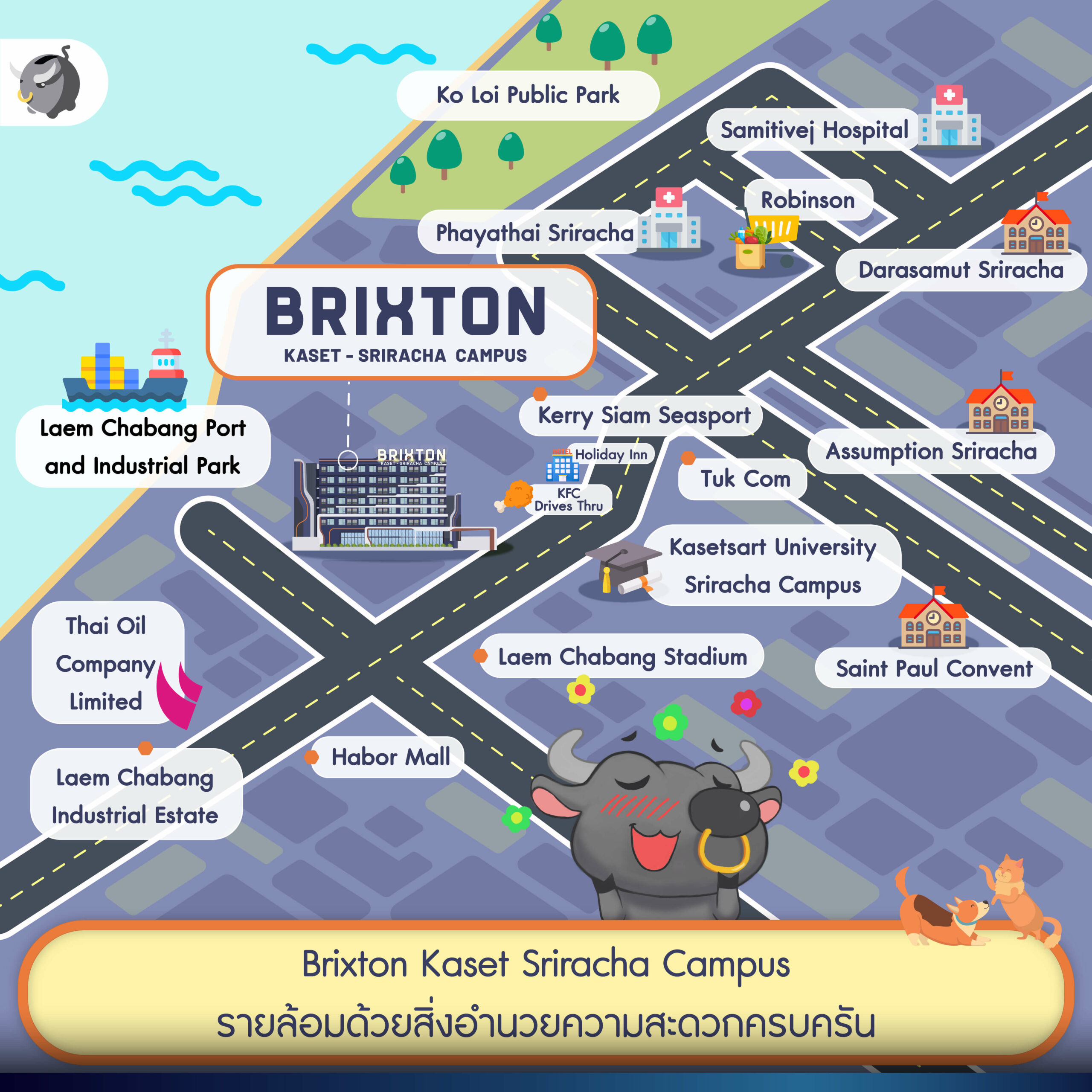 เจาะลึก Brixton Kaset Sriracha Campus อยู่เองก็ดี ลงทุนก็ปัง!