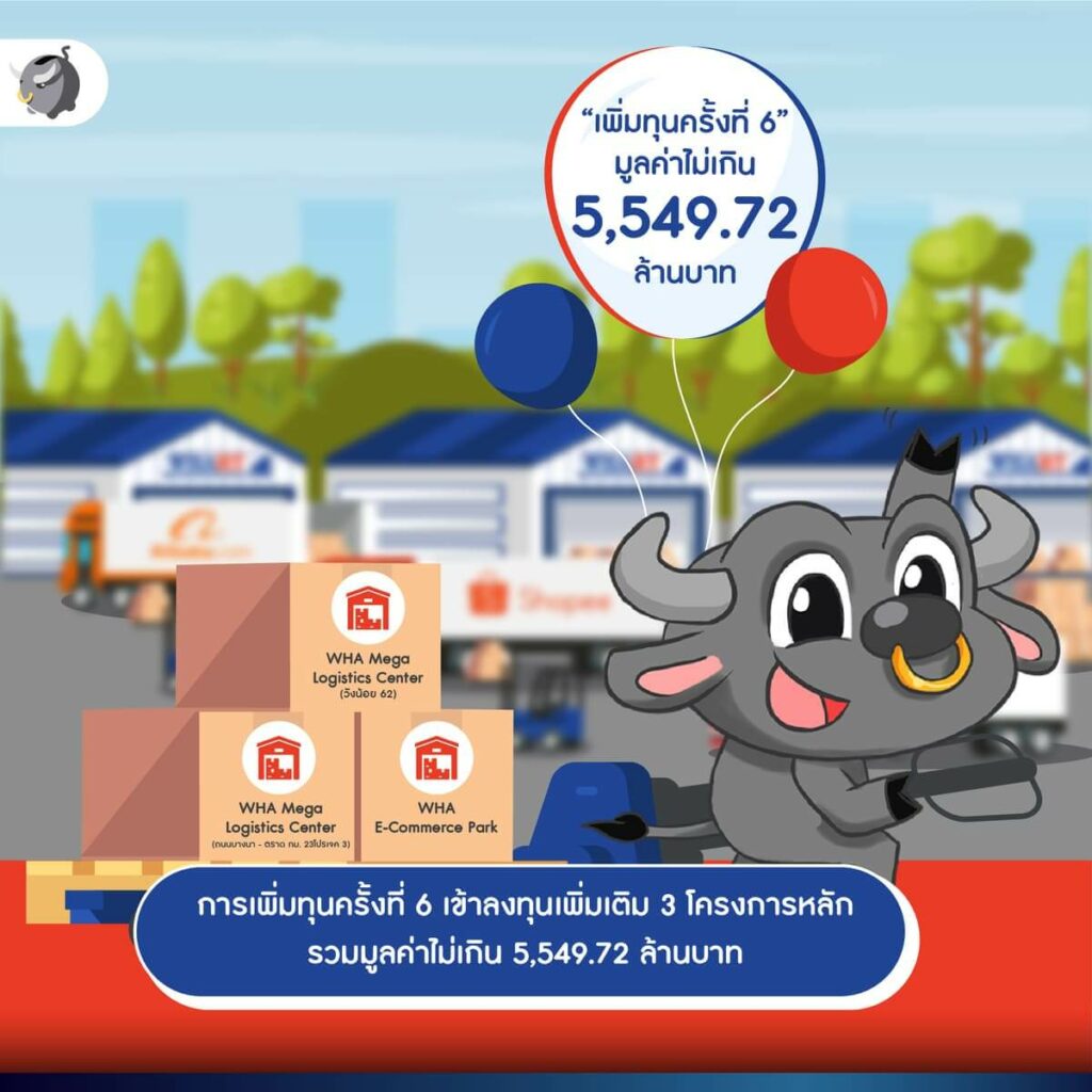 “WHART ประกาศเพิ่มทุนครั้งที่ 6” ตอบรับความต้องการ “คลังสินค้า” ที่เติบโตขึ้น