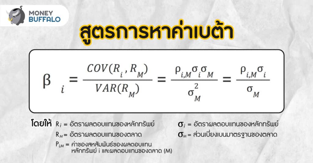 ค่า “เบต้า” คืออะไร ? มาช่วยลดความเสี่ยงการลงทุนได้อย่างไร