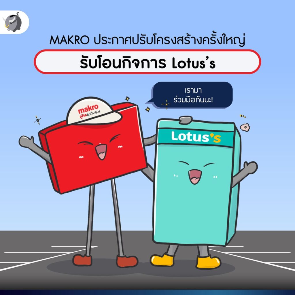 MAKRO รับโอนกิจการ Lotus’s และประกาศขายหุ้น PO