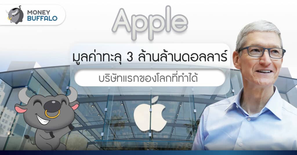 Apple มูลค่าทะลุ 3 ล้านล้านดอลลาร์ - บริษัทแรกของโลกที่ทำได้