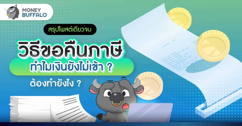 สรุป] วิธี ขอคืนภาษี 2566 ต้องทำยังไง? - ทำไมเงินยังไม่เข้า
