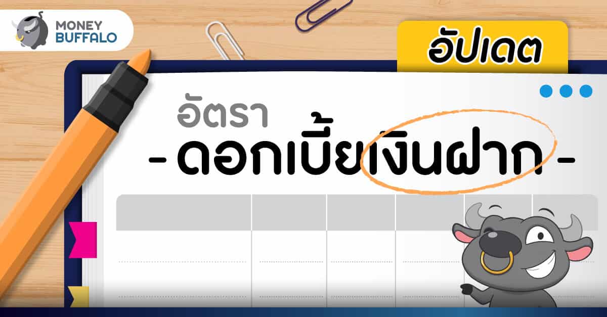 อัปเดต 15 บัญชีเงินฝากดอกเบี้ยสูง 2566 ประจำเดือนพฤศจิกายน