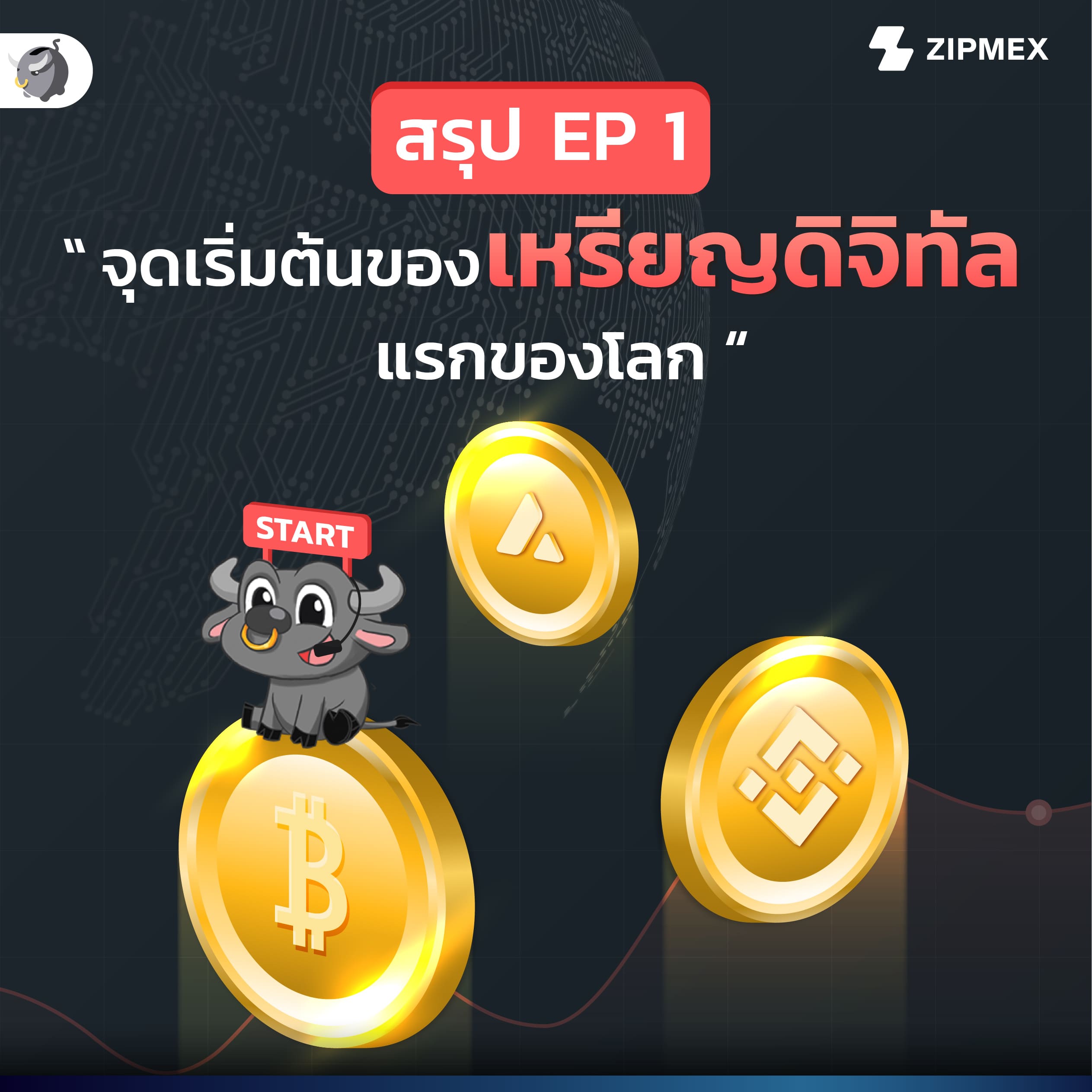 จุดเริ่มต้นของเหรียญดิจิทัลแรกของโลก