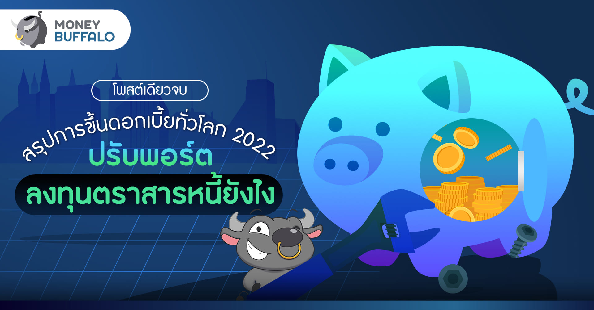 สรุปการขึ้นดอกเบี้ยทั่วโลก 2022 - ปรับพอร์ตลงทุนตราสารหนี้ยังไง