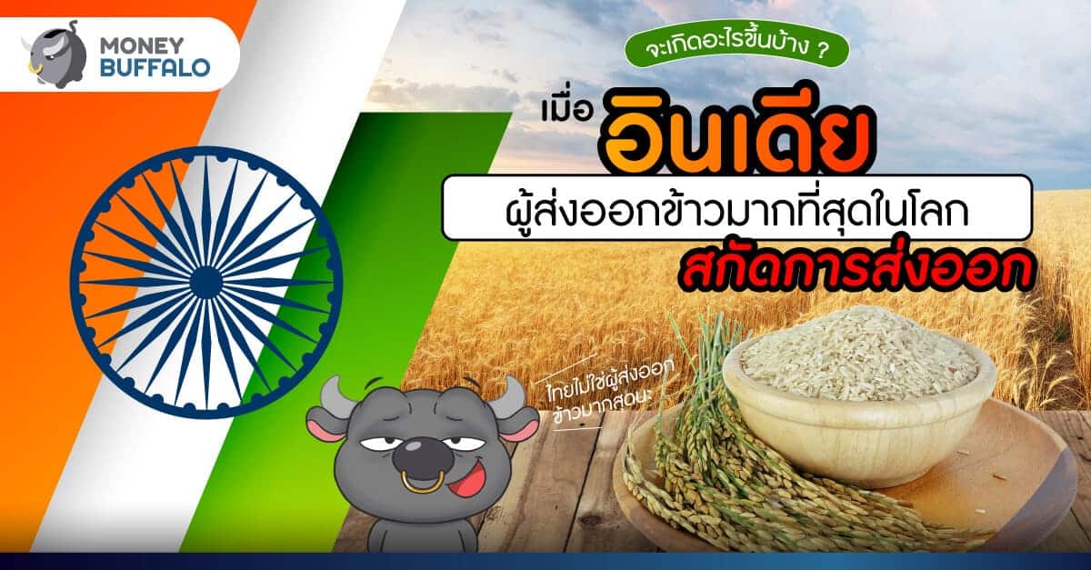 ข้าวไทย จะกลับมาเป็น No. 1 มั้ย หลังข้าวอินเดียถูกสกัดห้ามส่งออก