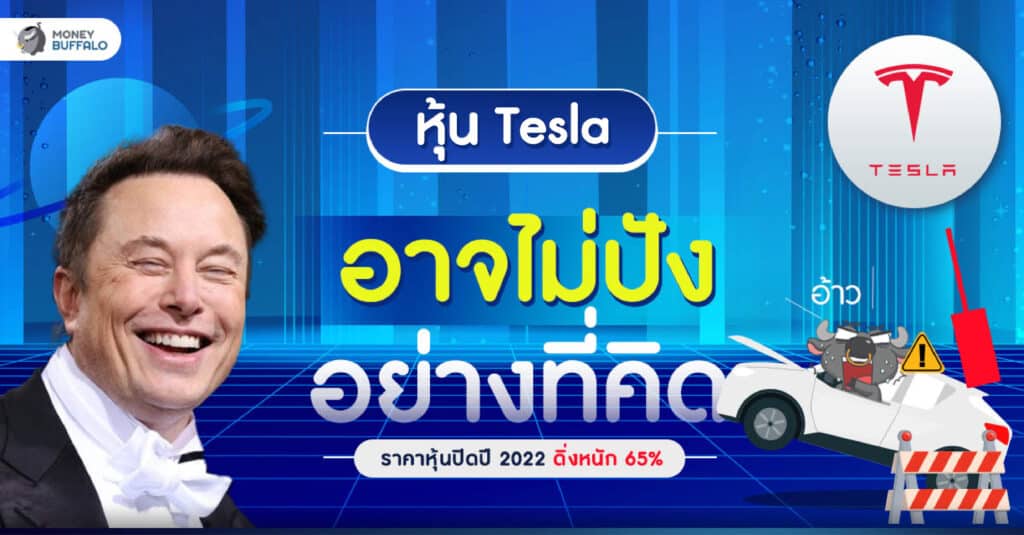 ส่องสาเหตุที่ หุ้น Tesla อาจไม่ดีอย่างที่คิด ปี 2022 หุ้นตก 65%