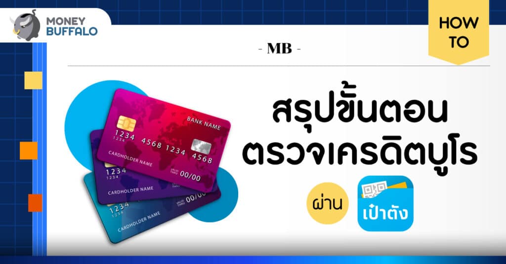 สรุปขั้นตอน ตรวจเครดิตบูโร ผ่านเป๋าตังเปย์ บนแอปเป๋าตัง