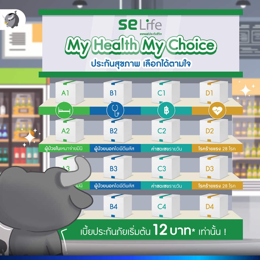 My Health My Choice จาก SE Life อาคเนย์ประกันชีวิต