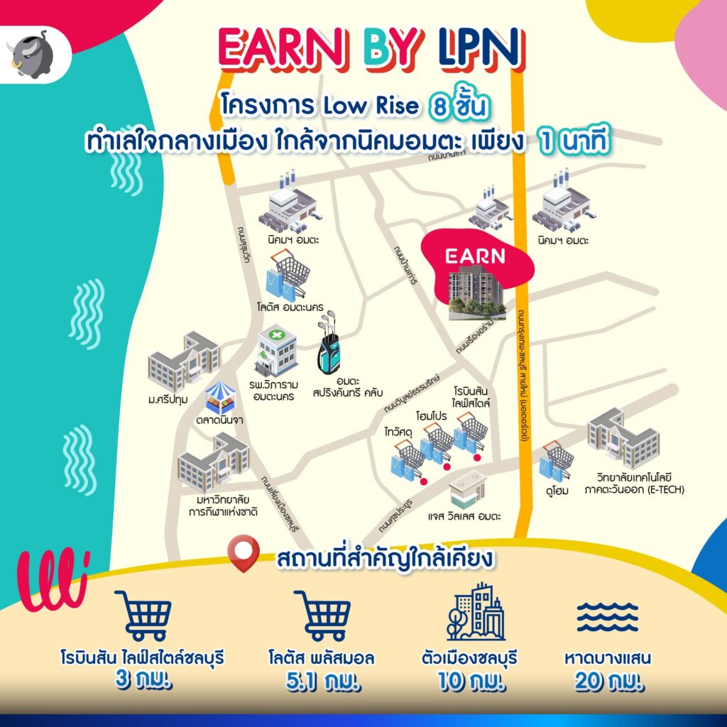 โครงการ Low Rise 8 ชั้น พัฒนาโดย LPN