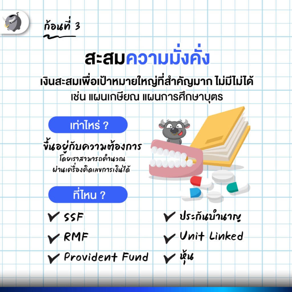 3. สะสมความมั่งคั่ง