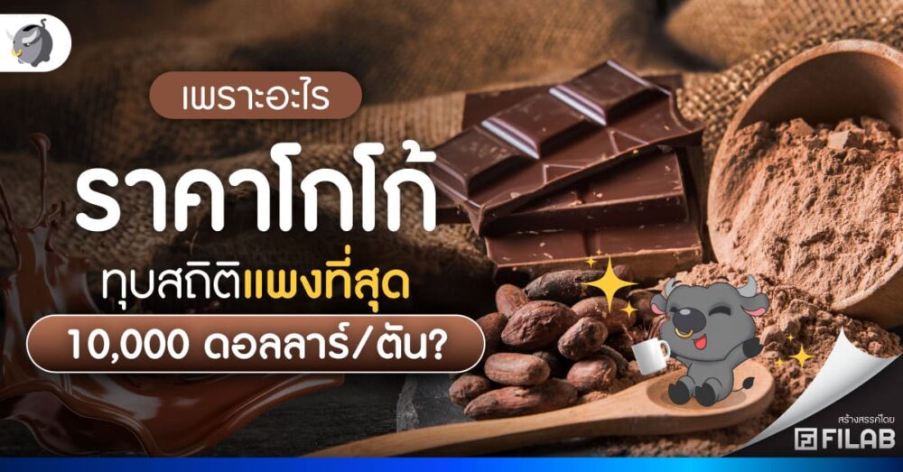เพราะอะไร ราคาโกโก้ ทุบสถิติแพงที่สุด 10,000 ดอลลาร์/ตัน?