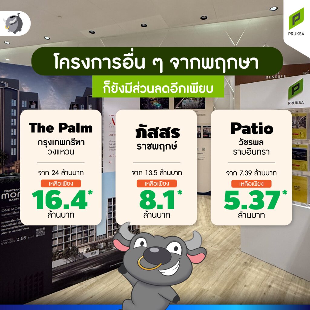 พาทัวร์ PRUKSA D-Day Sale ลดโหด เหมือนโกรธใครมา
